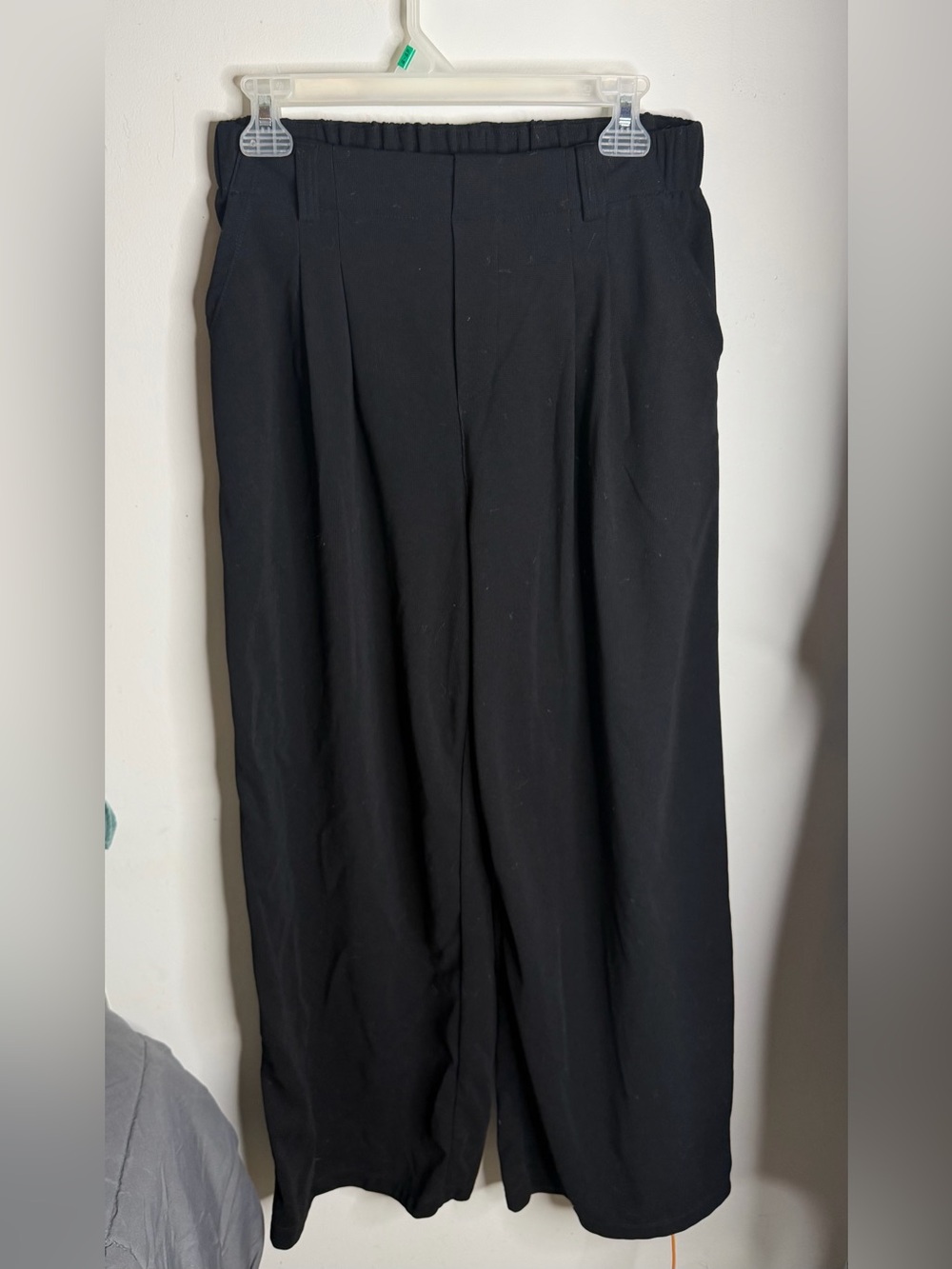 HALARA Black Wide-Leg Women's Dress Pants